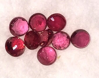 3 mm,Burmese Red Ruby-Round