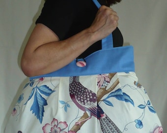 Bag reversible Catherine blue