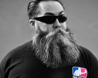 Facial Hair League 2016 Season Official FHL T-shirt