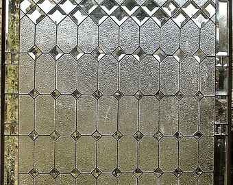 Stained Glass Window Panel, Classic Bevel, TAKING ORDERS