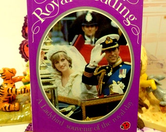 Vintage Royal Wedding LadyBird Book Charles and Diana First Edition 1981 Great Photos and info Historic Royal Souvenir