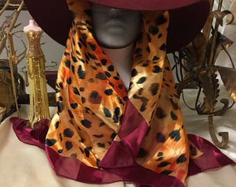 Vintage Burgundy Hat