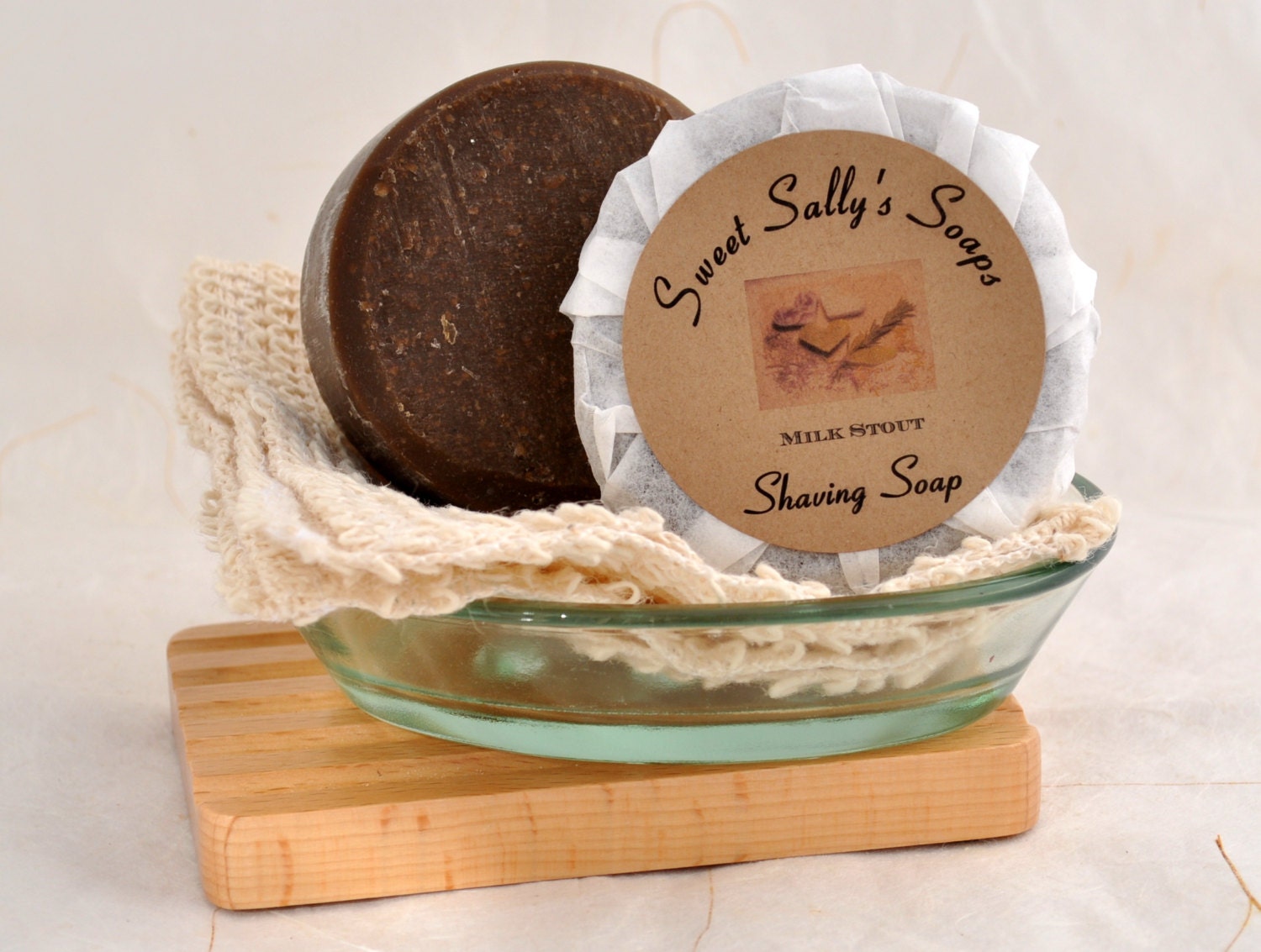 Mens Shaving Soap Vegan Organic Beer Soap Lime Patchouli