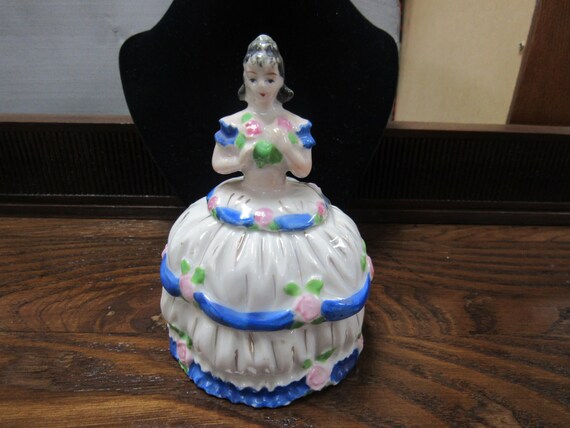 Vanity Jar Perfume bottle lady figure