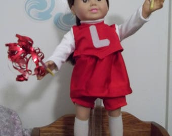 18" doll Cheerleader outfit 333E