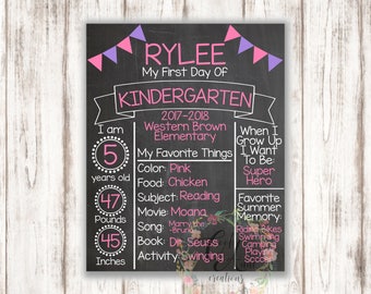 My First Day Template / Digital Download / Detailed / SVG / DXF / PNG / School