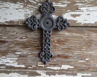 Gray Cast Iron Wall Cross - #141