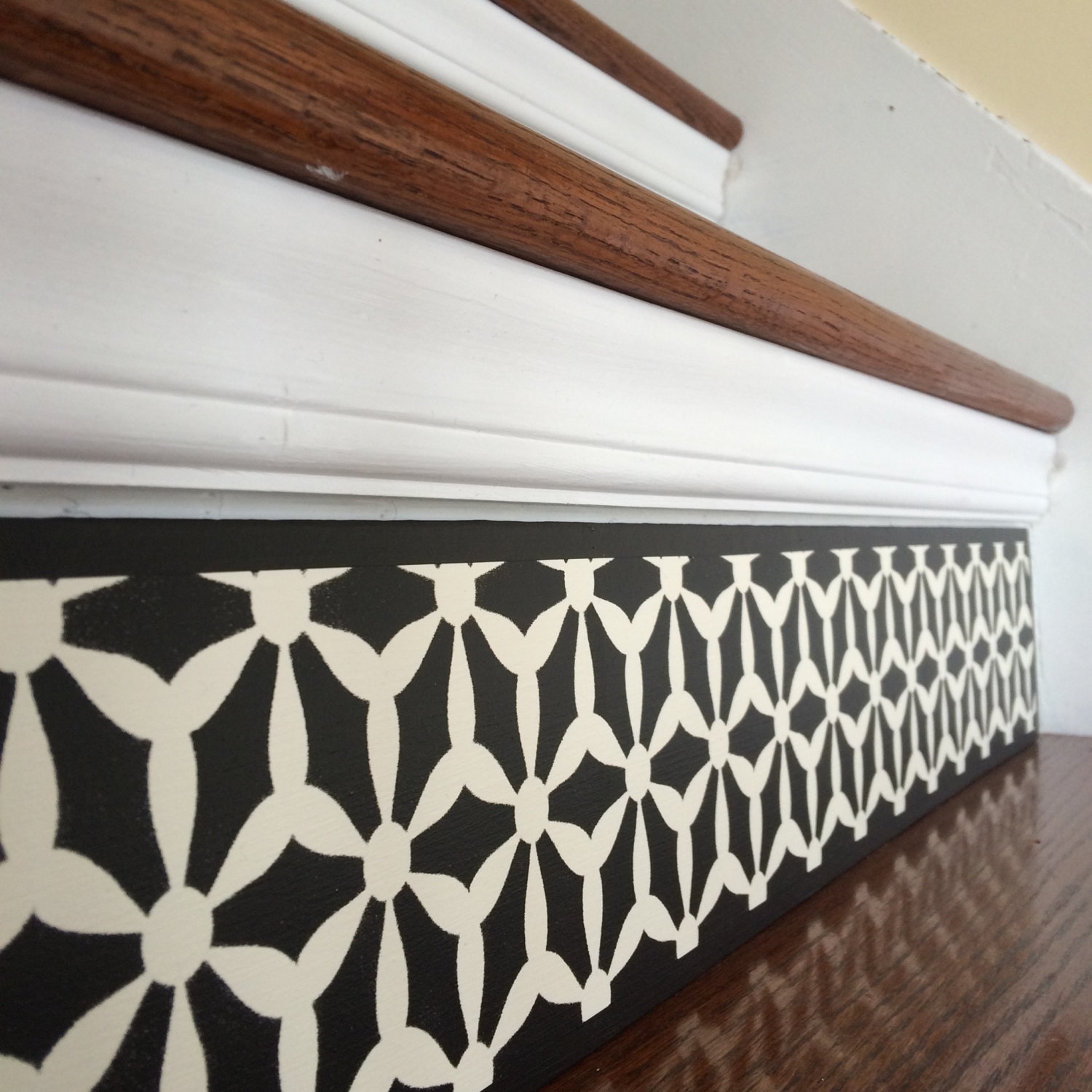 Geometric Black White Home Decor Instead of Vinyl Decals