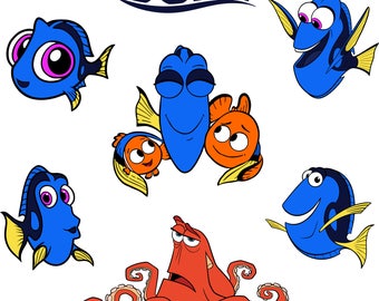 Finding Dory.Svg.Dfx.Eps.Pdf.Png.