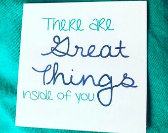 Keepsake Kard: Great Things