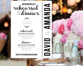 Laurel Rehearsal Dinner Invitation Printable