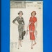 Vintage 1950s Misses' Slim Tailored Shirt Dress Pattern Butterick 8409 Size 14 New FF