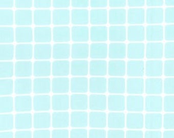 Sanctuary Glass Tiles Aqua by Patty Young for Michael Miller, 1/2 yard