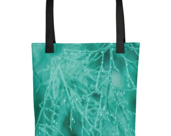 Bright Teal Mist Tote bag