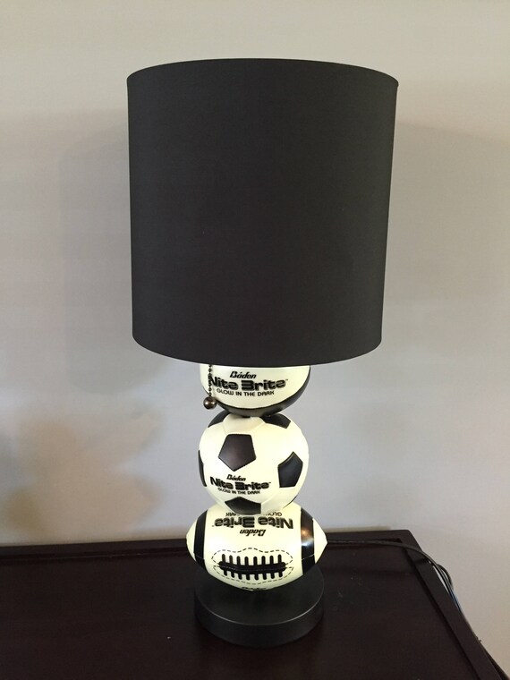 Glow In The Dark Sports Themed Table Lamp