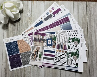 Planner Stickers- Sunday Mornings weekly sticker kit Erin Condren planner stickers