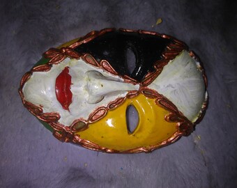 Handpainted Mardi Gras mask