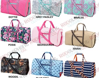 Monogram Duffle Bag, Personalized Duffel Bag, Overnight Tote Bag, Canvas Duffel Bag, Embroidered Duffle Bag, Monogram Carry On, Toilety Bag
