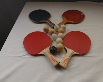 Table Tennis Ping Pong Game Paddles and Balls