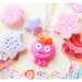 Handmade kawaii octopus necklace Kawaii jewelry Harajuku necklace Jellyfish necklace Cute gift for women girls Cute pink tako necklace