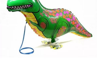 Walking floating dinosaur Helium Balloon