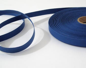 Royal Blue Cotton Twill Tape Trim- 5/8" wide - 5 yards - Sewing Trim Supplies - Woven Flat Tape Sewing Trim for Decoration, Ribbon, Sewing