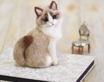 Needle Felting Kit Ragdoll Cat - Wool Craft By Hamanaka H441-466 2016 Collection