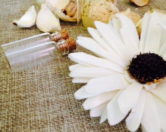 small glass bottles