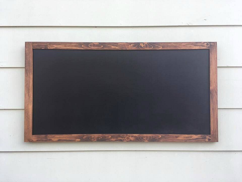 Large Framed Chalk Board Large Chalkboard Framed