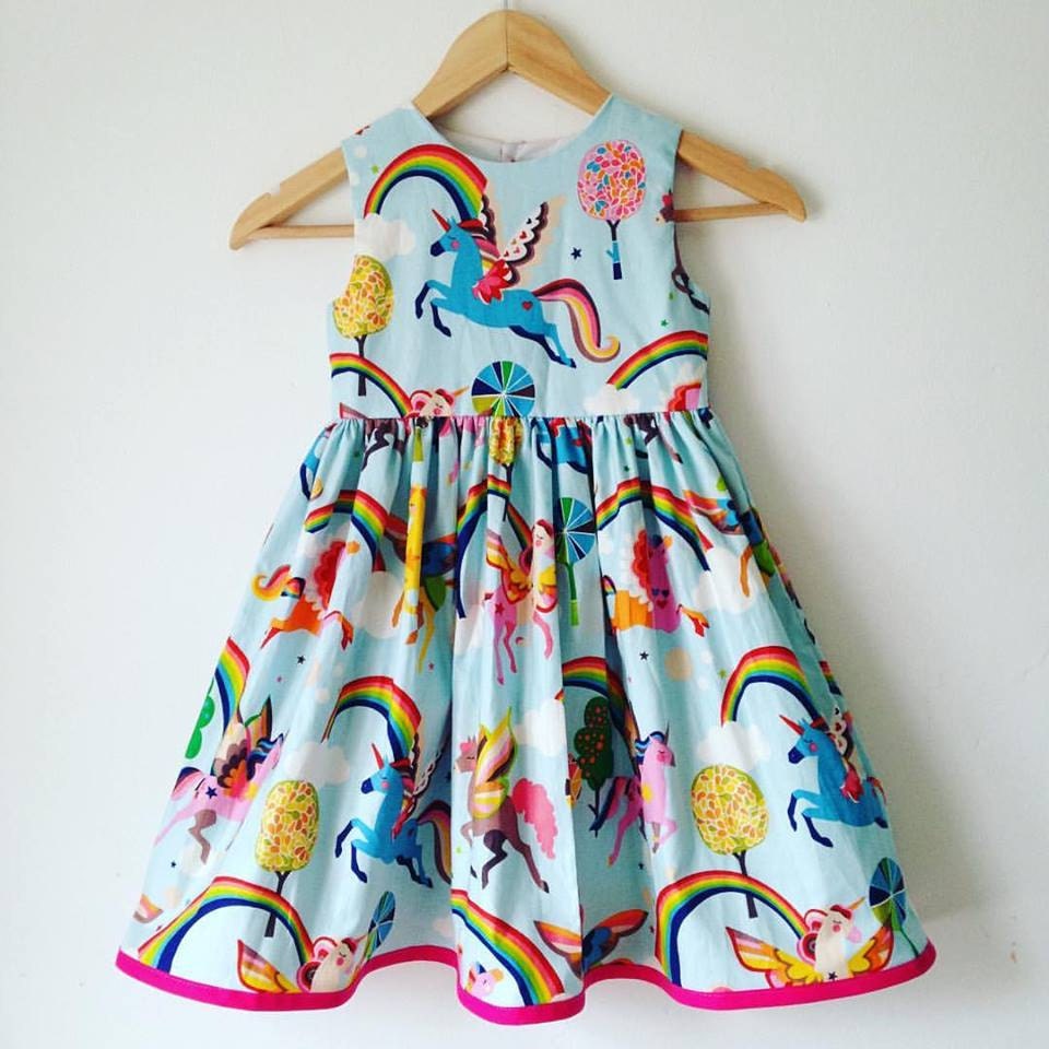 Unique Babygirls Kindergarten Is Magical Back To School Unicorn Dress
