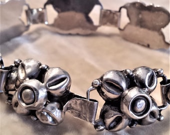 Sterling Silver Blossom Bracelet