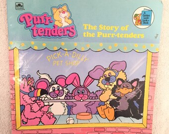 Vintage Purr-tenders Soft Cover Story Book