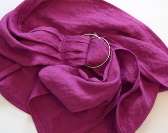 LITTLE Doll Ring Sling Carrier - Fuschia Pink
