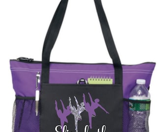 Girl Dance Tote, Personalized Dance Bag, Custom Dance Bag, Tween Dance bag, Teen dance bag