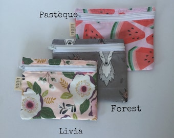 Reusable Snack Bag- Reusable Zipper Bag- Snack Bag