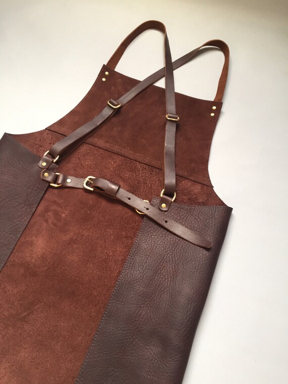 Genuine leather apron gift apron barber apron bartender