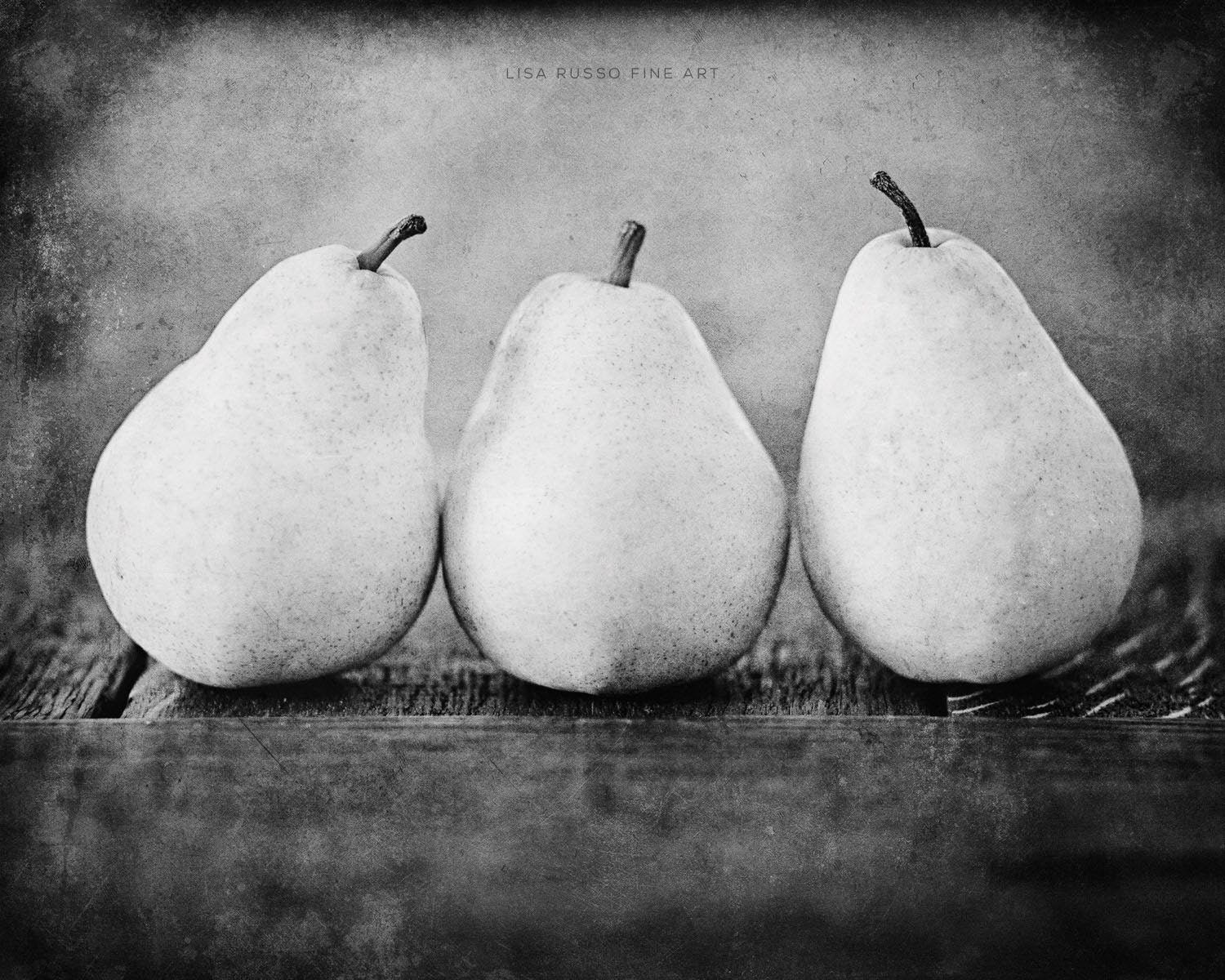 Black and White Kitchen Print or Canvas Art Rustic Kitchen