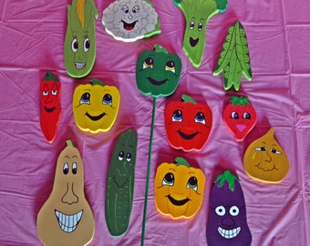 Fruit and Veggie Garden Markers