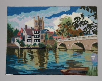 River | Bridge Tapestry | Unframed