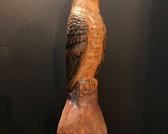 Coopers Hawk, Hand Carved