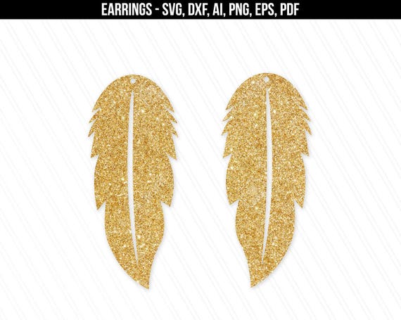 Download Earrings svg Feather earrings svg Jewelry svg leather
