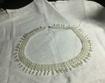Pearl and Crystal necklace