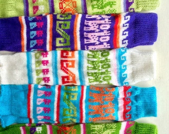 Original Peruvian Alpaca Leg Warmers