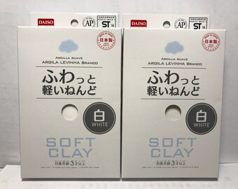 Daiso Soft Clay (White) - 2 Pack