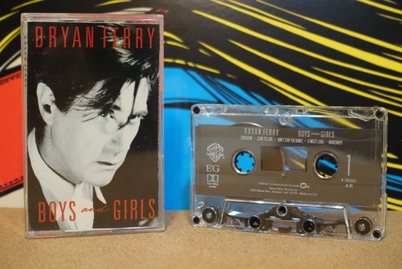 Boys And Girls by Bryan Ferry Vintage Cassette Tape