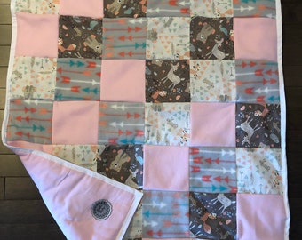 Whimsical Woodland Baby Quilt