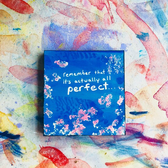 It's actually all perfect