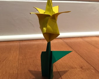 Oriami Tulip with Stem