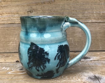 Blue Mocha Diffusion Mug