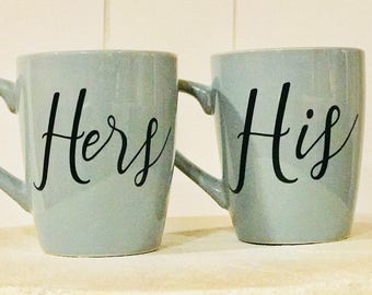 His and Hers Coffee Mugs